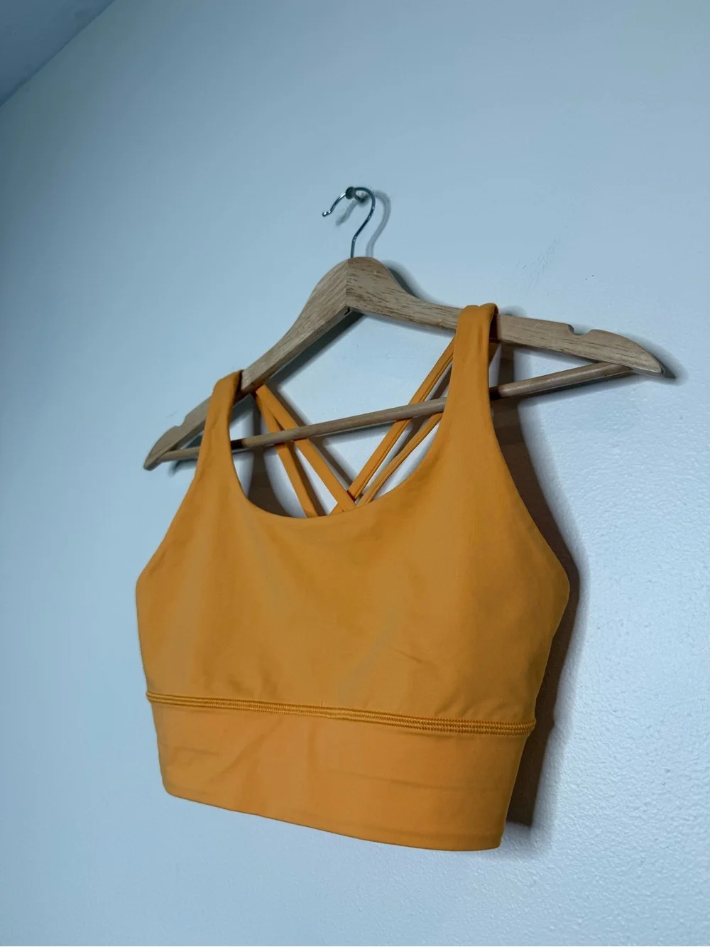 Lululemon Energy Longline Bra *Medium Support B–D Cup in Mango Dream size 6